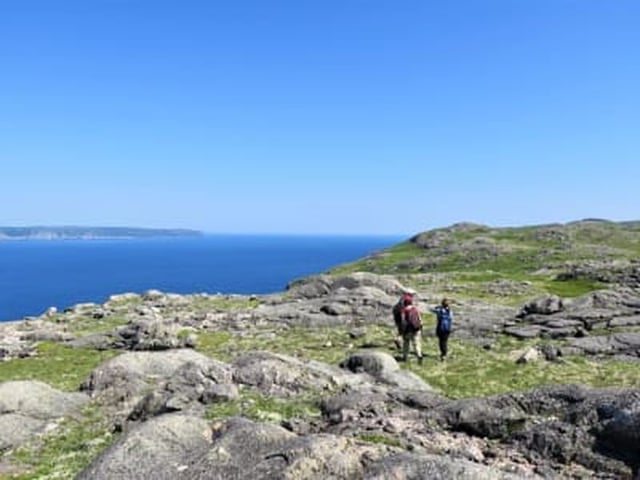 Randonnée dans les Mornes, Saint-Pierre et Miquelon