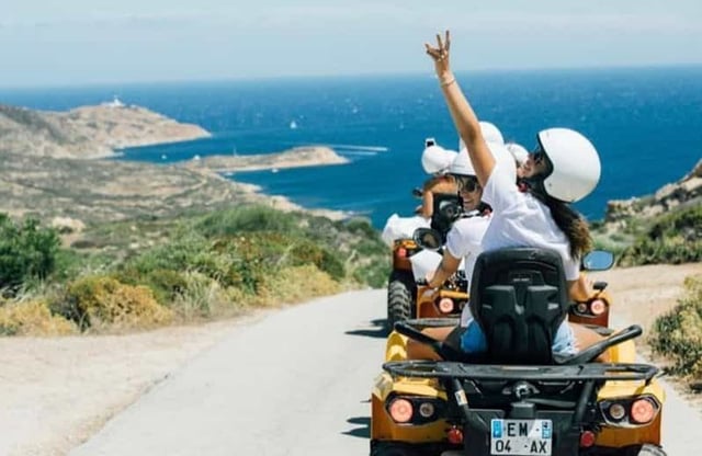 Calvi : 2 heures de quad entre mer et montagne