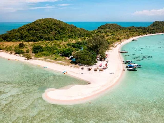 Koh Samui : Tour de l'île aux cochons en bateau rapide avec plongée en apnée