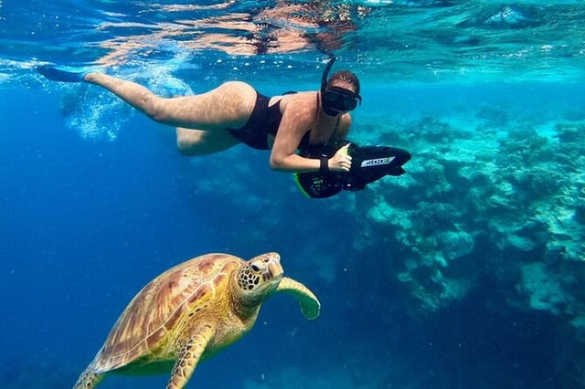 Excursion écoresponsable en scooter de mer à Rarotonga