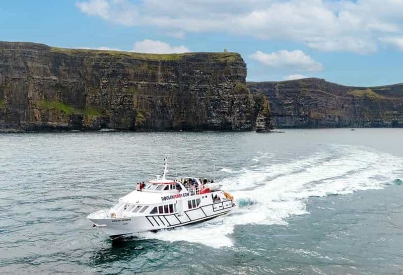 Billet Au départ de Doolin : tour en bateau des falaises de Moher