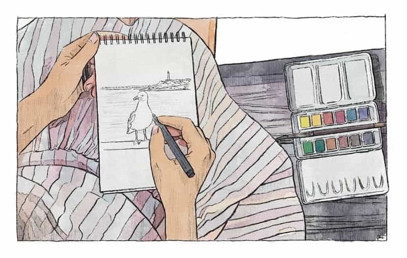 Billet Biarritz : Créez votre carnet de voyage aquarelle