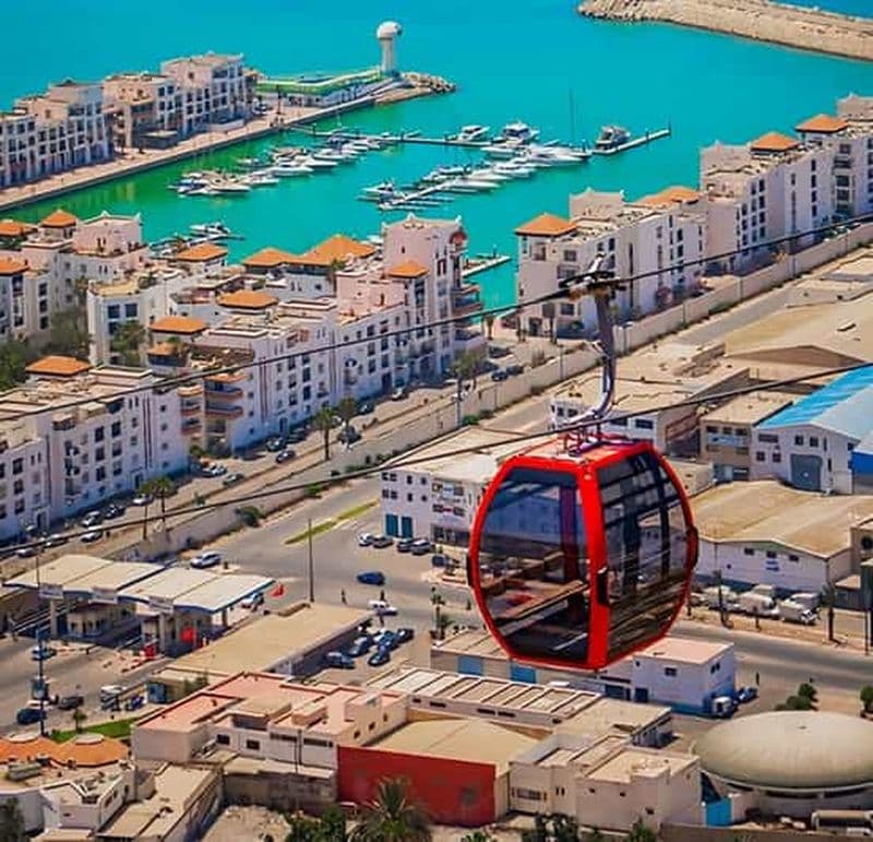Billet Agadir/Taghazout : Visite de la ville et du téléphérique