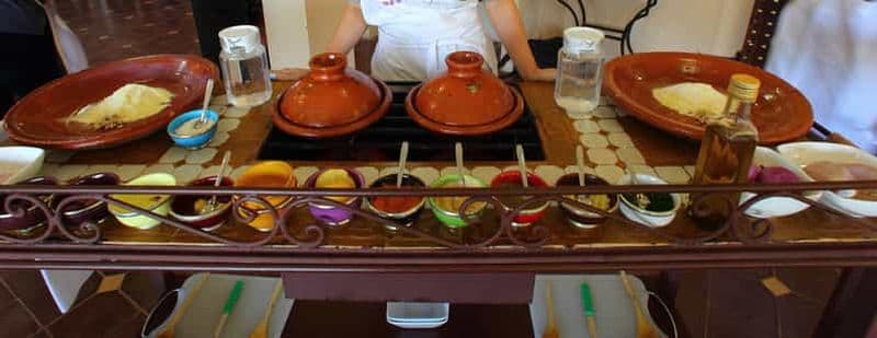 Billet Marrakech : Cours de cuisine marocaine d'une demi-journée avec transferts
