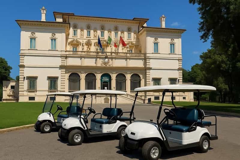 Billet Rome : billet pour la Galleria Borghese + visite de la villa en voiturette de golf