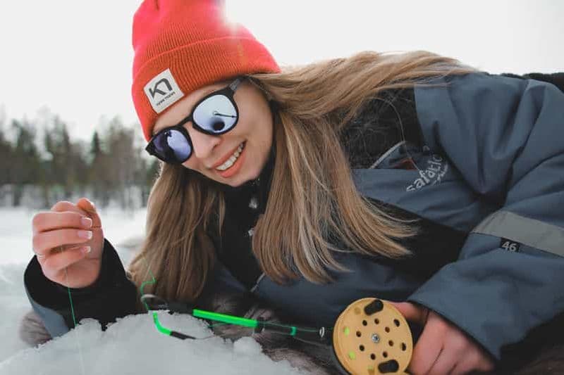 Billet Rovaniemi : Expérience guidée de pêche sur glace