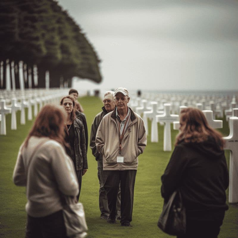 Billet Normandie : Visite guidée du cimetière américain d'Omaha Beach