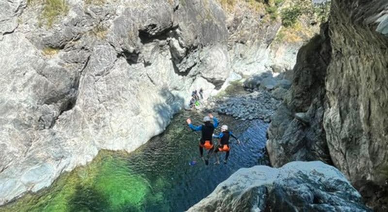 Billet Canyoning dans la Vallée d'Aoste en Italie