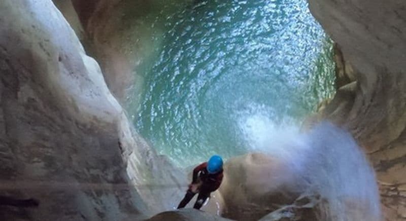 Billet Canyoning dans le Massif des Bauges (Canyon du Ternèze ou Pont du Diable) près d'Aix-les-Bains