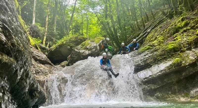 Billet Canyoning à Angon près du lac d'Annecy