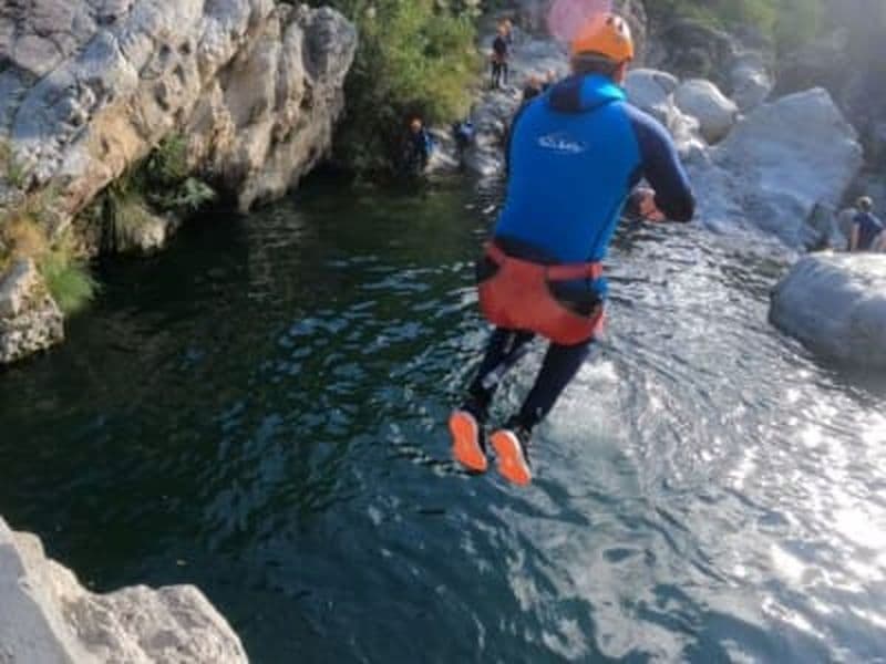 Billet Excursion canyoning dans la rivière Guadalmina, Benahavis