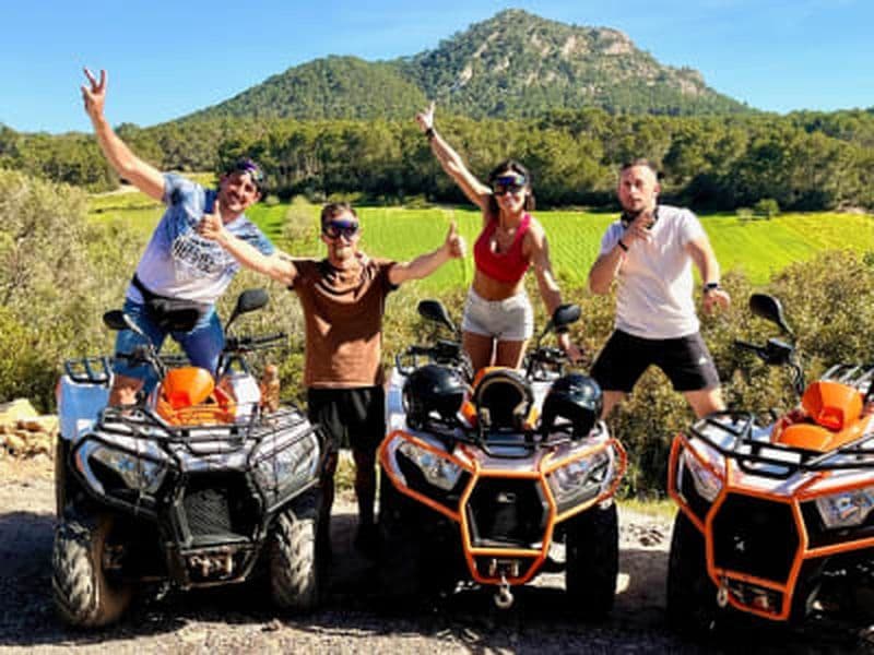 Billet Excursion en quad, snorkeling et saut de falaise depuis El Arenal, à Majorque
