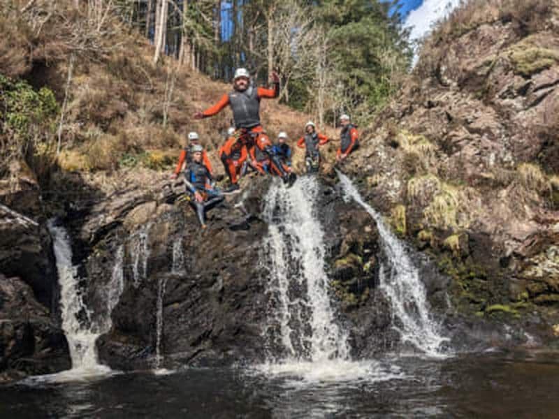 Billet Demi-journée de canyoning dans le canyon de Murry dans le parc forestier de Galloway