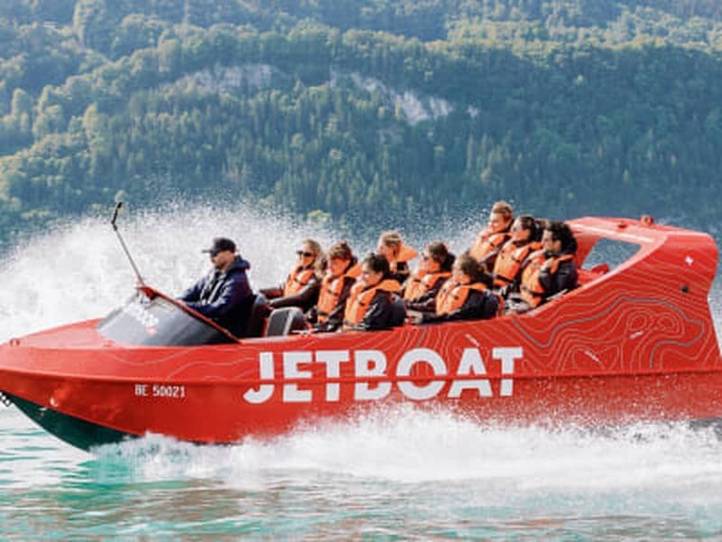 Billet Excursion en jetboat sur le lac de Brienz à Interlaken