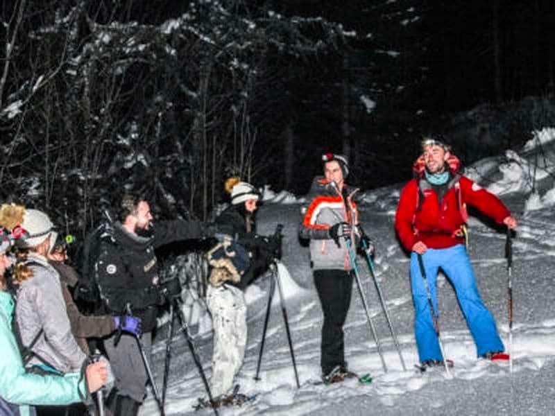 Billet Randonnée Nocturne Raquettes à Neige à Megève