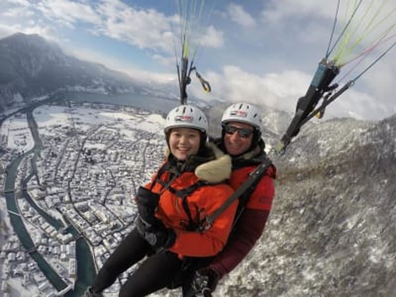 Billet Vol hivernal en parapente tandem au-dessus d'Interlaken