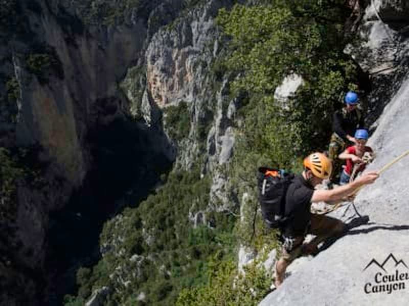 Billet Via cordata du Trou du Renard dans les gorges du Verdon
