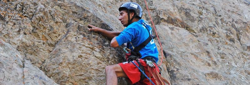 Billet Escalade dans la vallée de Chilina