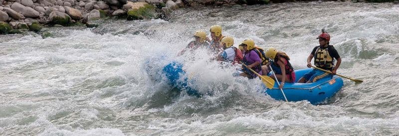 Billet Rafting sur la rivière Chuquicahuana et tyrolienne dans la Vallée du Sud