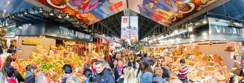 Billet Dégustation de tapas aux marchés de la Boquería et de Santa Caterina