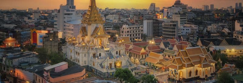 Billet Balade en tuk-tuk de nuit dans Bangkok avec repas à Chinatown