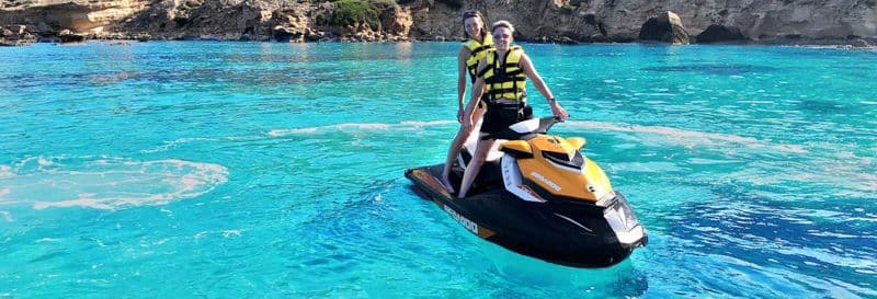 Billet Balade en jet-ski à Caló des Moro