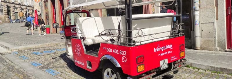 Billet Balade en tuk-tuk à Porto + Croisière des Six Ponts