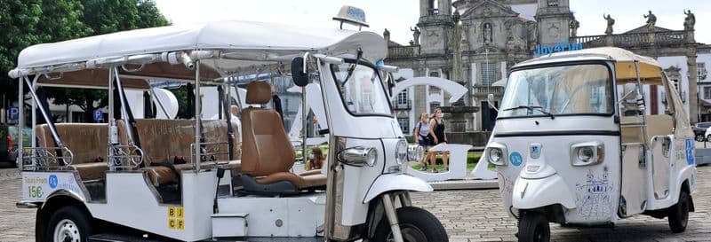 Billet Balade en tuk-tuk dans Braga