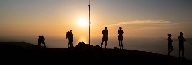 Billet Randonnée à Appietto au coucher du soleil