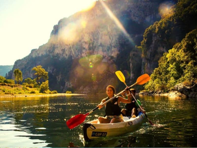Billet Location de Canoë à Sampzon - Parcours 12km