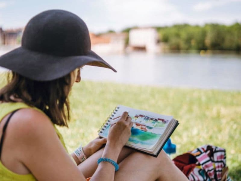 Billet Atelier peinture aquarelle en extérieur à Toulouse (31)