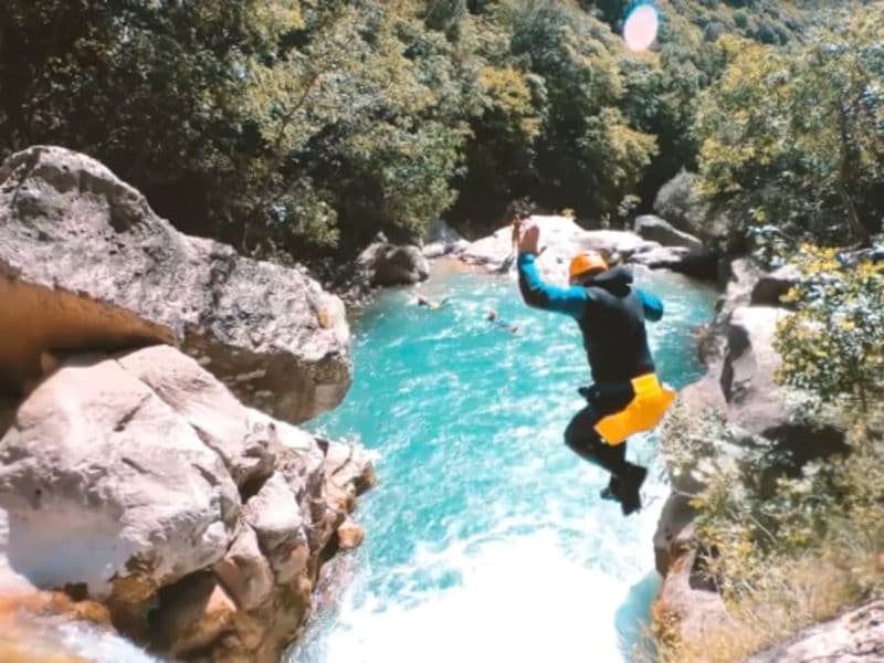 Billet Canyoning dans les Gorges du Loup au départ de Nice