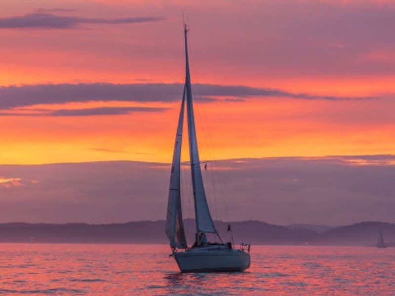Billet Sunset à bord d'un voilier à Cannes (06)