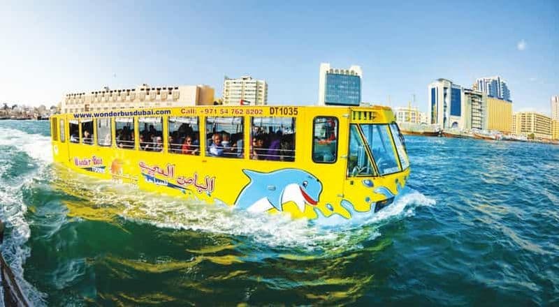 Billet Dubaï : Visite en bus de la vieille ville avec Wonder Bus, souks, Creek et guide