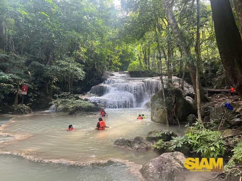 Billet Circuit des chutes d'eau d'Erawan, de la rivière Kwai et du chemin de fer : Au départ de Bangkok