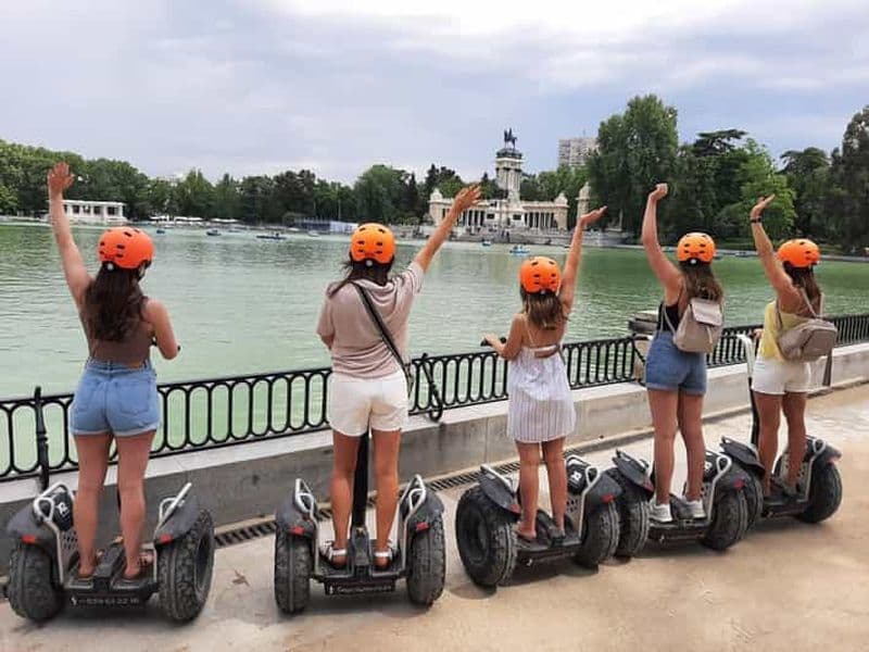 Billet Madrid : Visite en Segway privée du parc Retiro pour 1, 1,5 ou 2 heures.