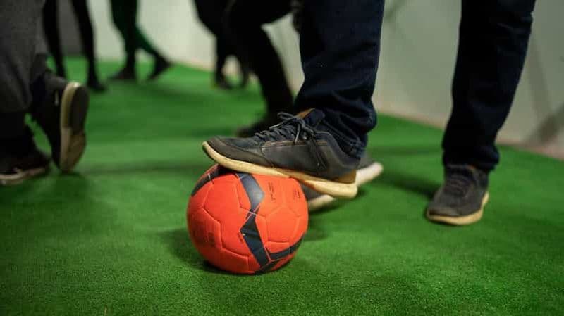 Billet Lancer de hache et football de table humain