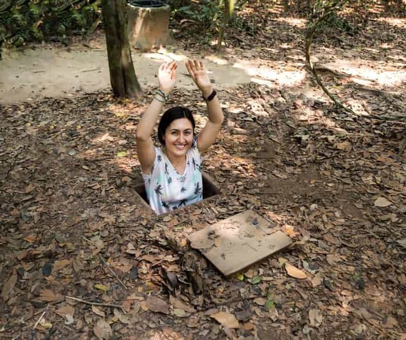 Billet Ho Chi Minh : Visite guidée des tunnels de Cu Chi avec un vétéran de guerre