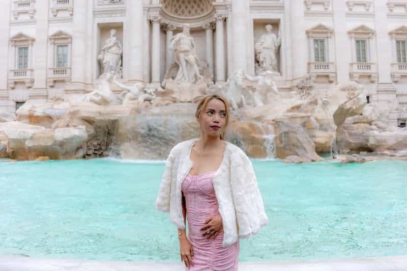 Billet Rome : séance photo privée à la fontaine de Trevi