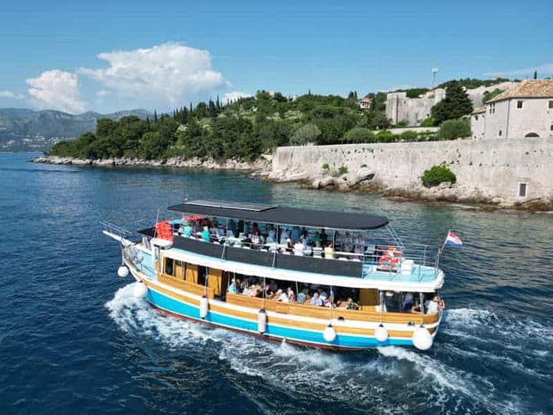 Billet Dubrovnik : Croisière vers les îles Élaphites avec boissons et options de déjeuner
