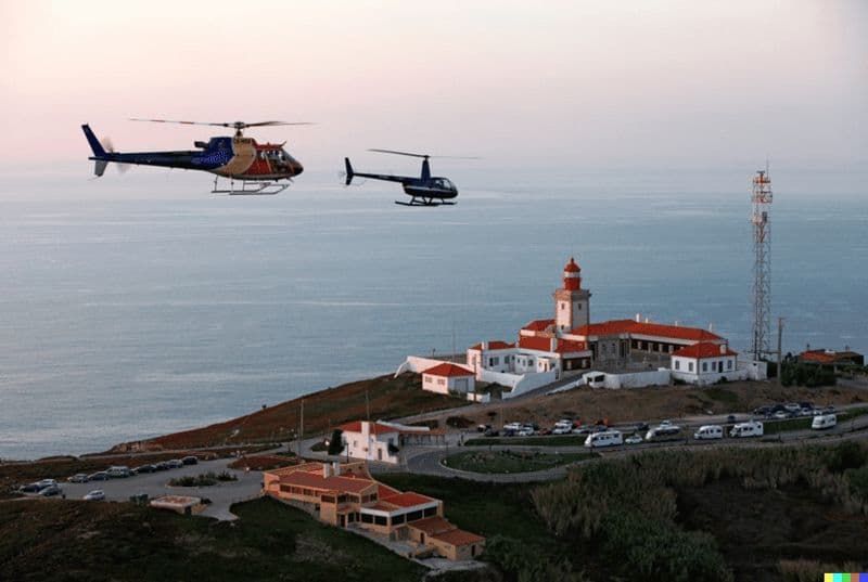 Billet Lisbonne : Tour en hélicoptère au-dessus de Cascais et Cabo da Roca