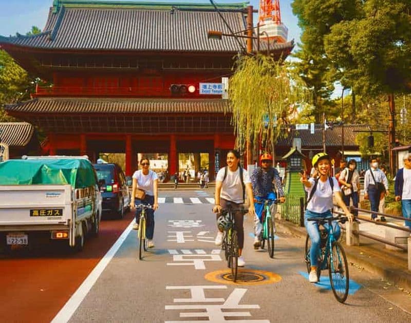 Billet Tokyo : Visite de 3 heures à vélo des joyaux cachés de la ville