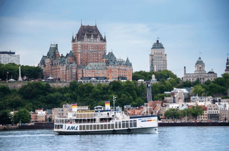 Billet Au départ de Montréal : Québec, croisière fluviale et chutes Montmorency
