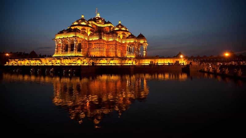 Billet Delhi : spectacle son et lumière à Akshardham et visite de Gandhi Smriti