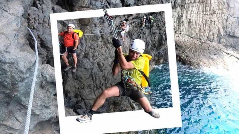 Billet Agaete : Gran Canaria Coasteering. Marine Ferrata et Zipline
