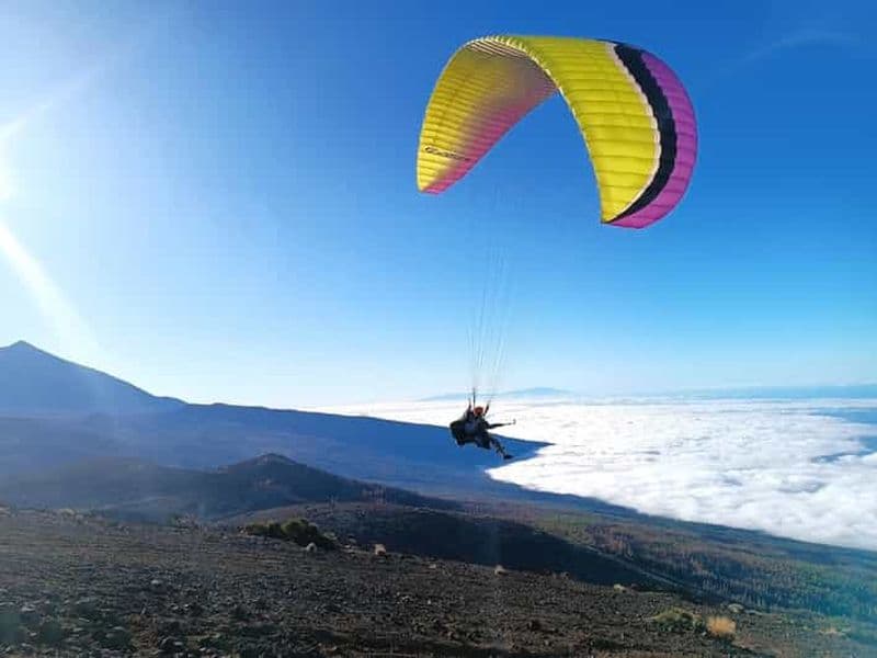 Billet Parapente depuis Puerto de la Cruz ou le parc national du Teide