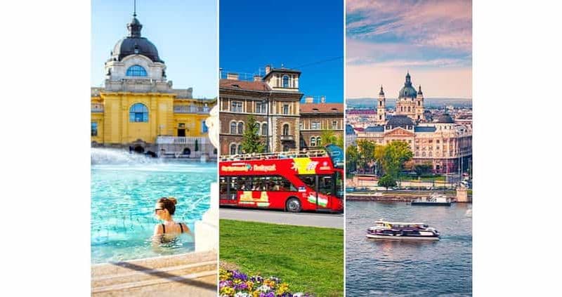 Billet Budapest : billet MegaCombo avec les thermes Szechenyi, HoHo et croisière