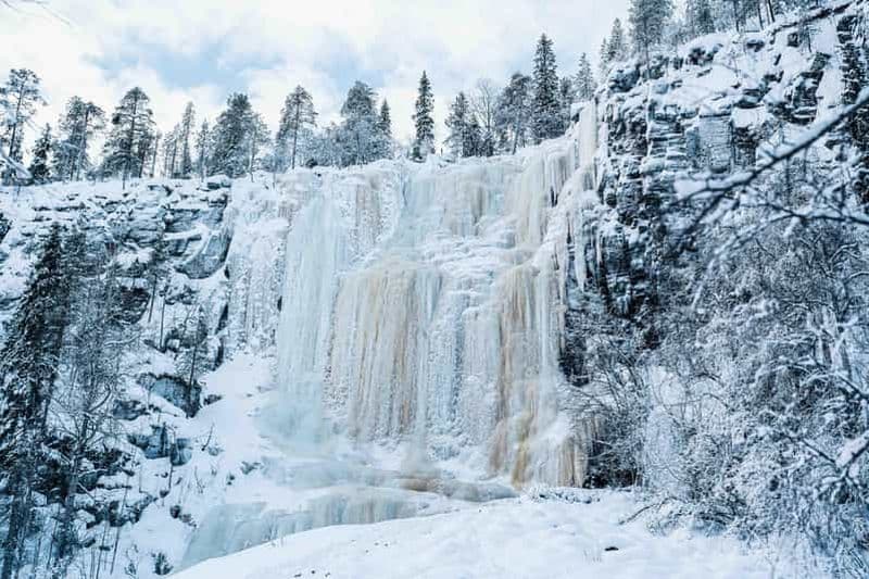 Billet Rovaniemi : cascades gelées du canyon de Korouoma et photos professionnelles