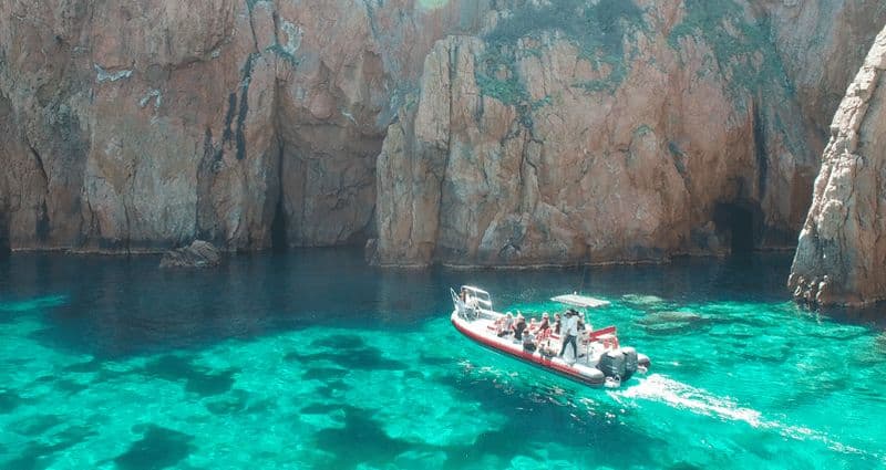 Billet Au départ de Sagone : Croisière d'une journée en Corse et village de Girolata