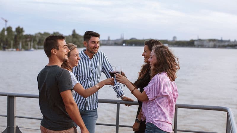 Billet Bordeaux : Croisière apéritive en soirée sur la Garonne